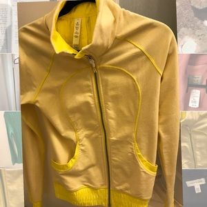 Yellow lululemon jacket